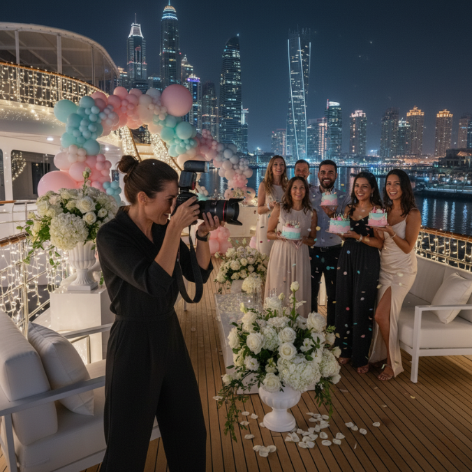 yatch birthday party dubai