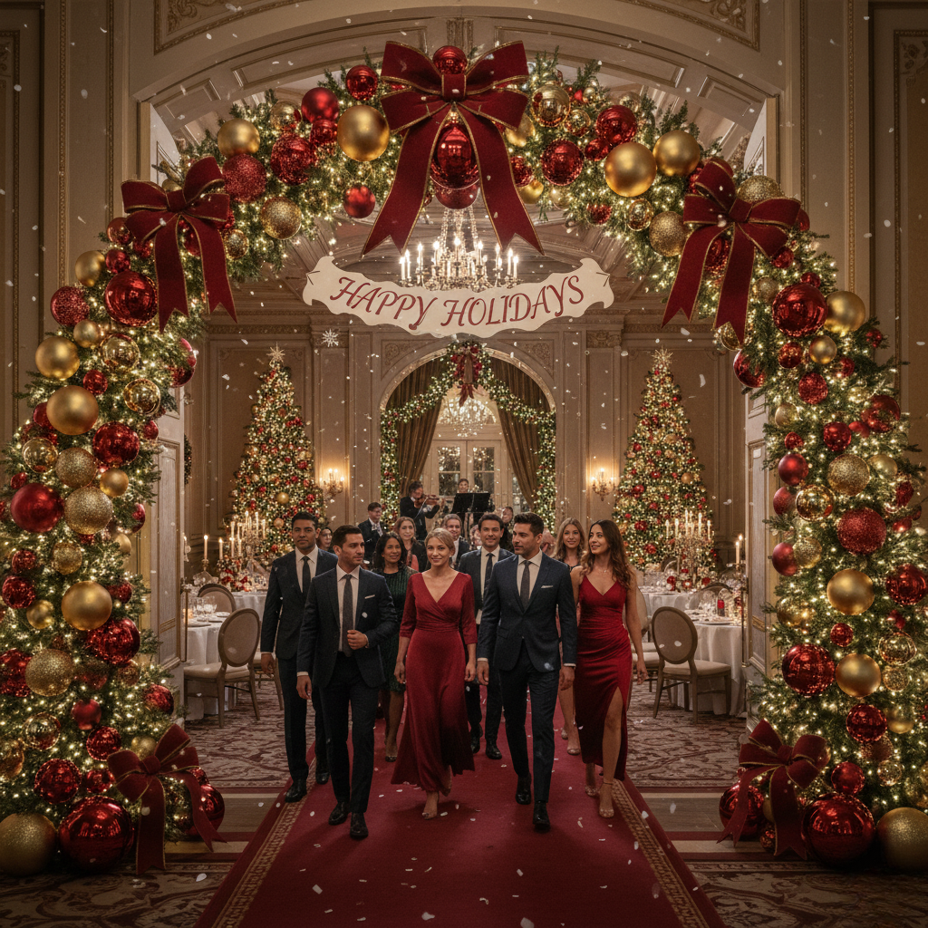 corporate christmas party planner